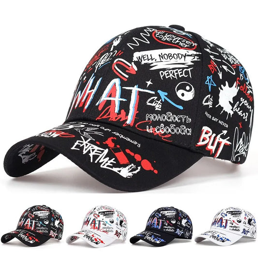 Baseball Cap Graffiti Hipster Streetwear Unisex Snapback Hats-Keep Melbourne Marvellous Official Store