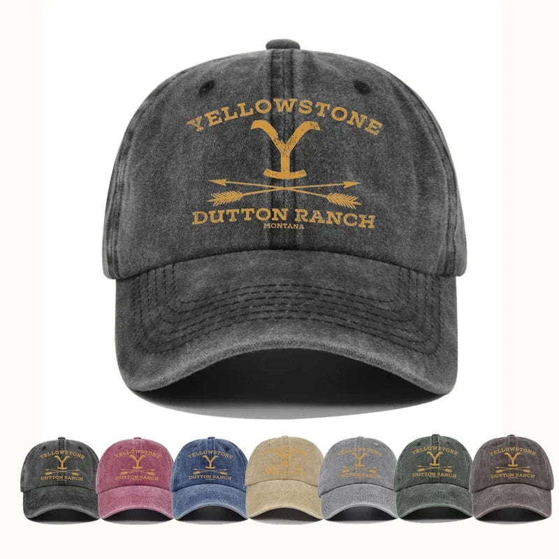 Baseball Cap Yellowstone Ranch Country Music Farmer Rancher Hat