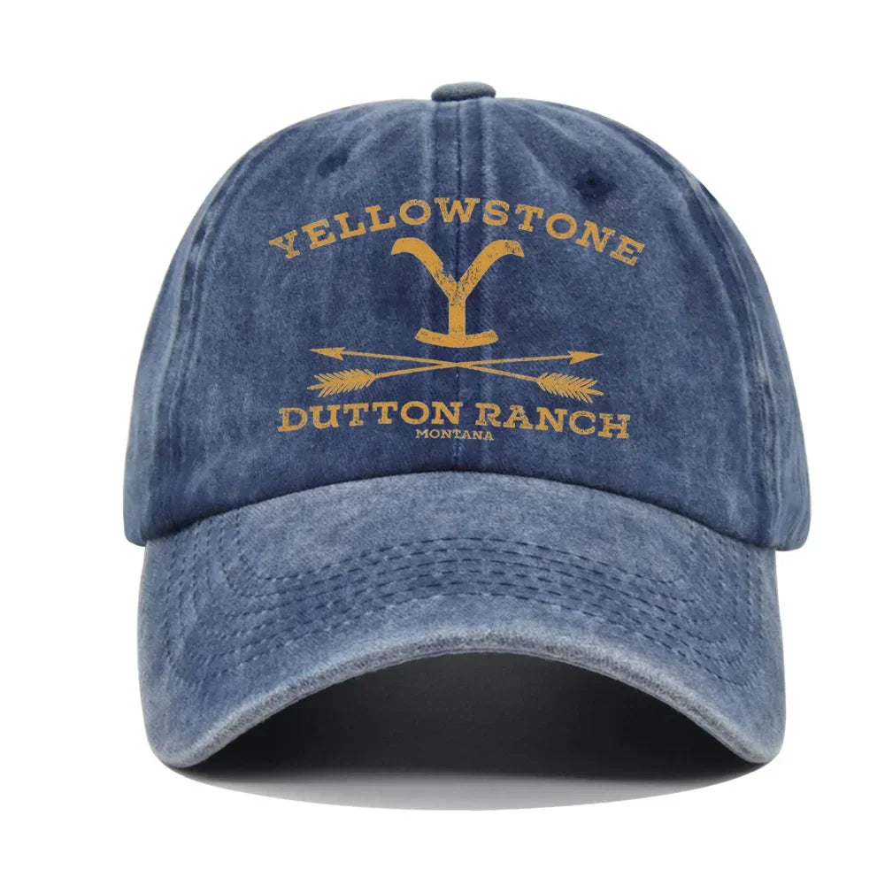 Baseball Cap Yellowstone Ranch Country Music Farmer Rancher Hat