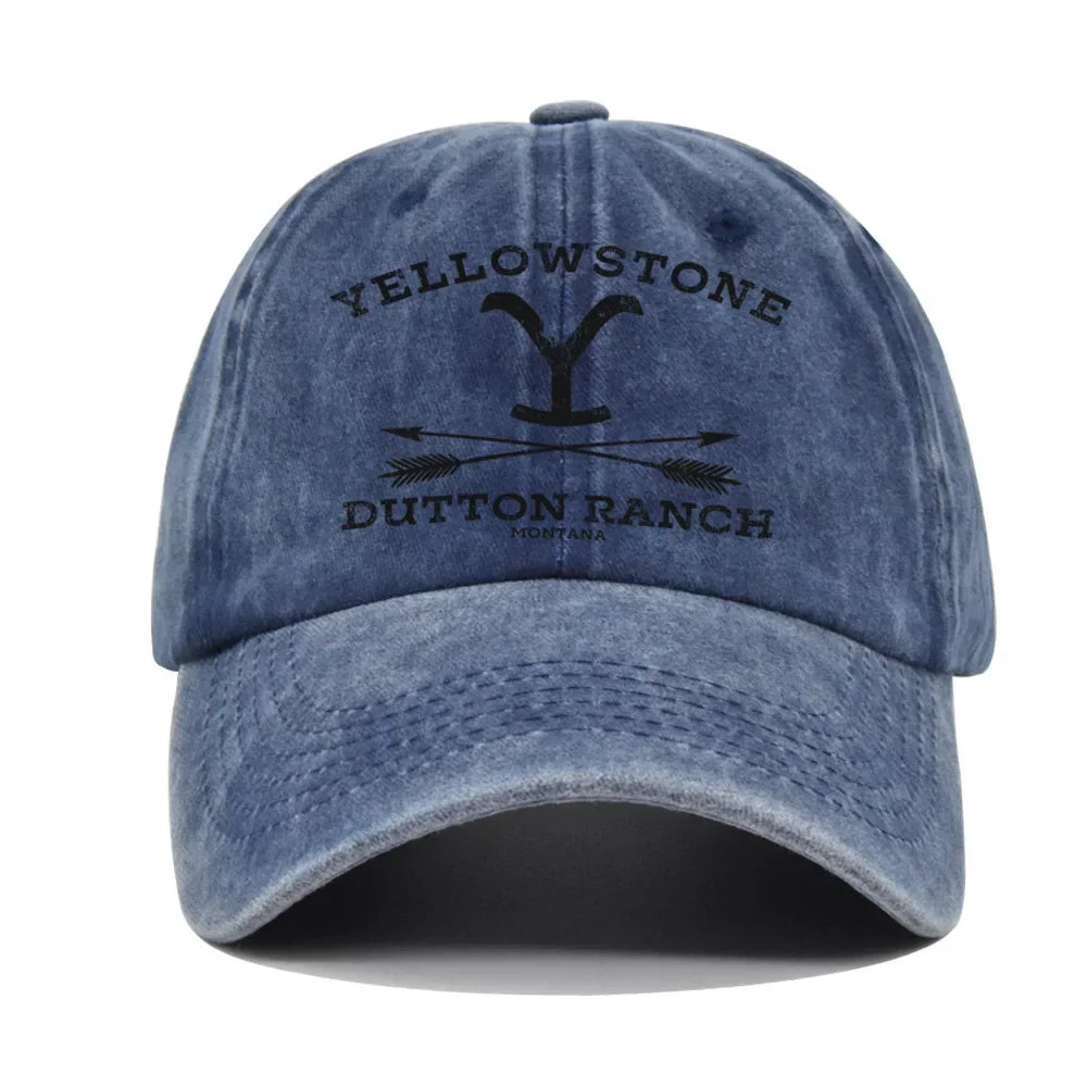 Baseball Cap Yellowstone Ranch Country Music Farmer Rancher Hat
