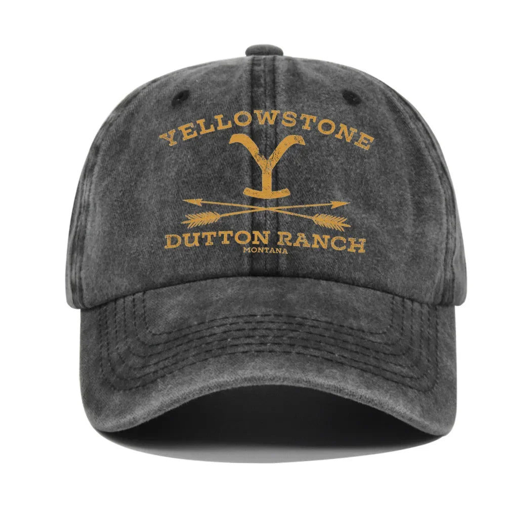 Baseball Cap Yellowstone Ranch Country Music Farmer Rancher Hat