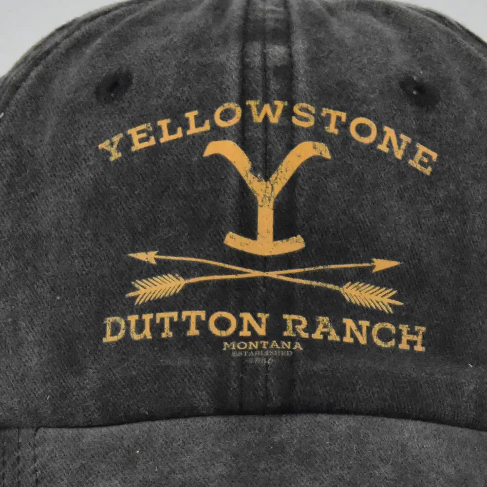 Baseball Cap Yellowstone Ranch Country Music Farmer Rancher Hat
