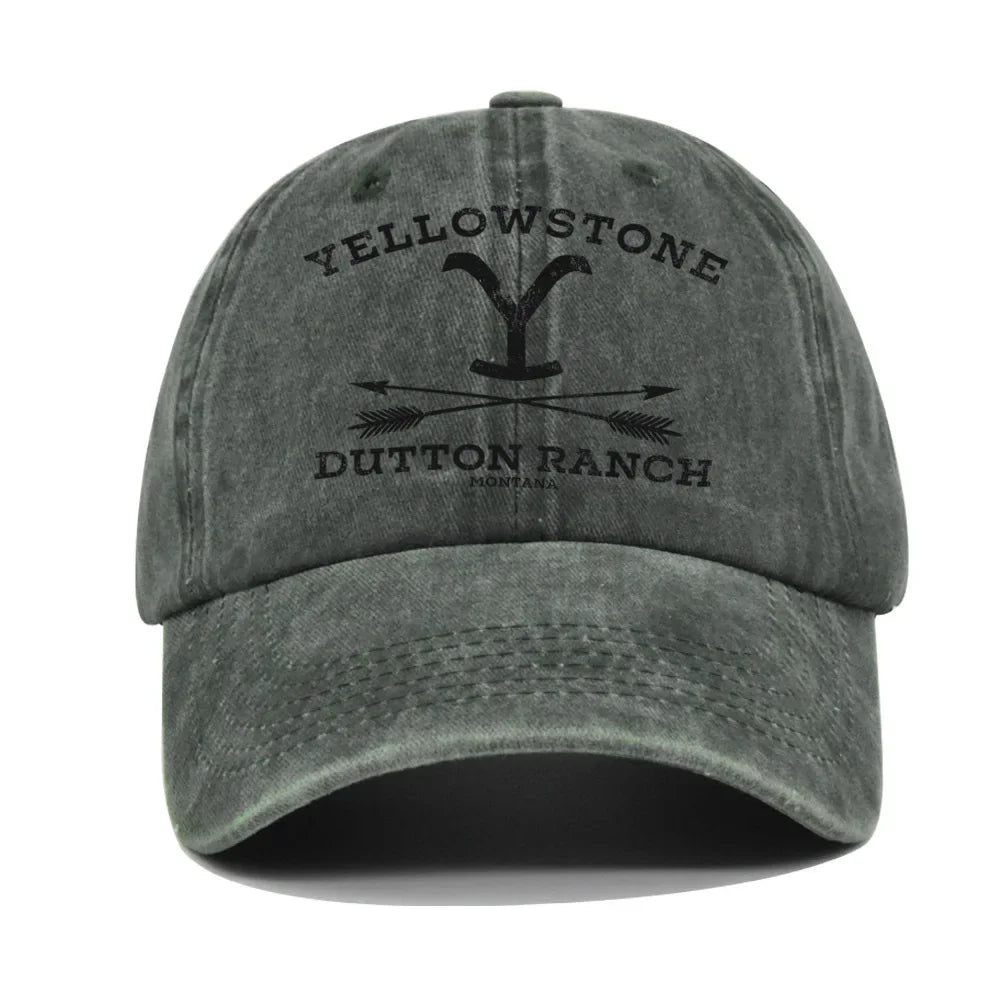 Baseball Cap Yellowstone Ranch Country Music Farmer Rancher Hat