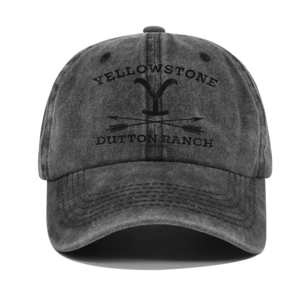 Baseball Cap Yellowstone Ranch Country Music Farmer Rancher Hat