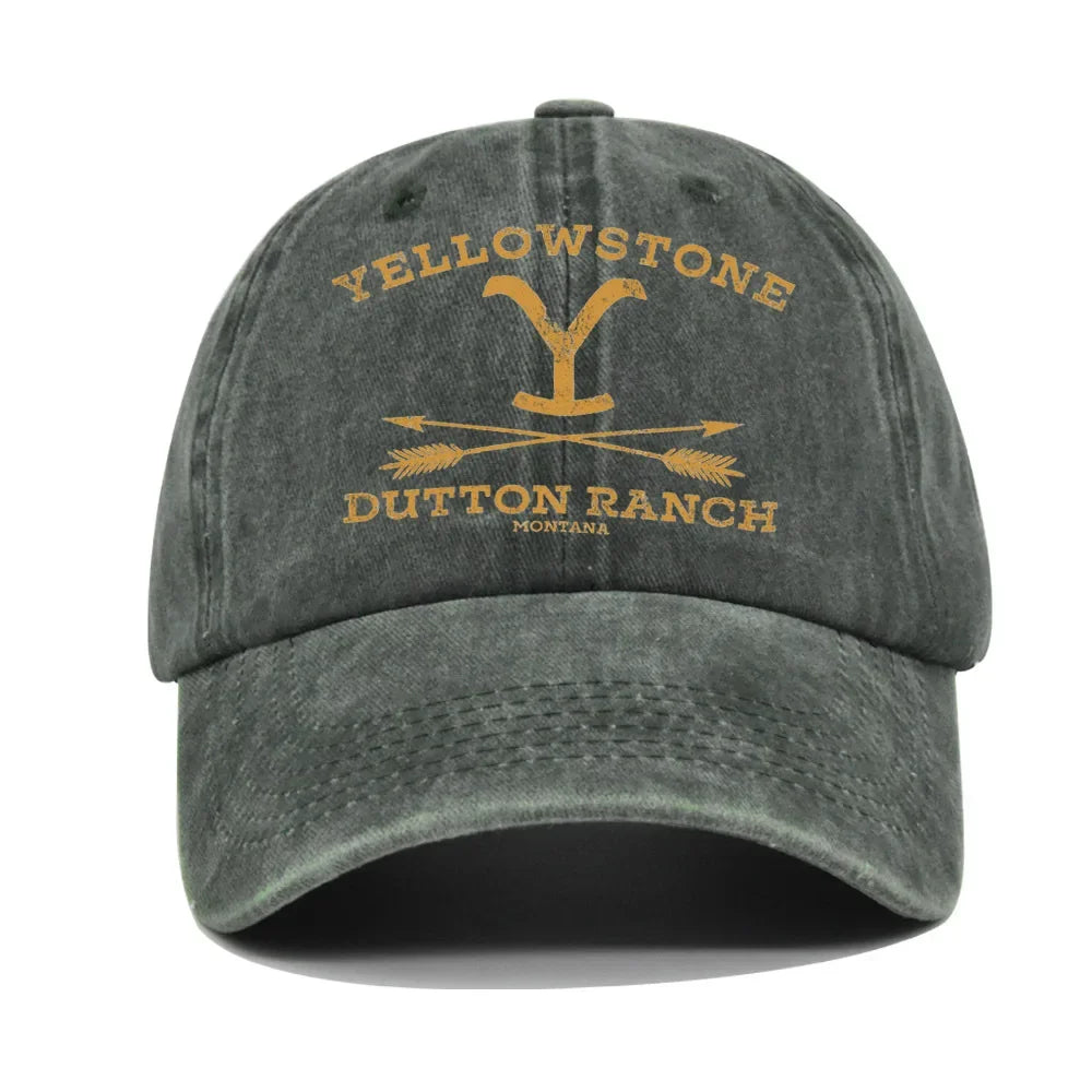 Baseball Cap Yellowstone Ranch Country Music Farmer Rancher Hat