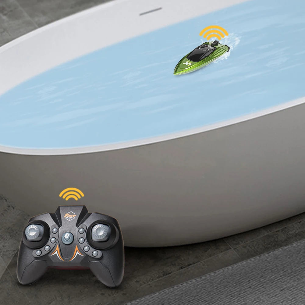 Mini Speedboat Remote Control RC Boat Water Fun Toy Gift for Kids