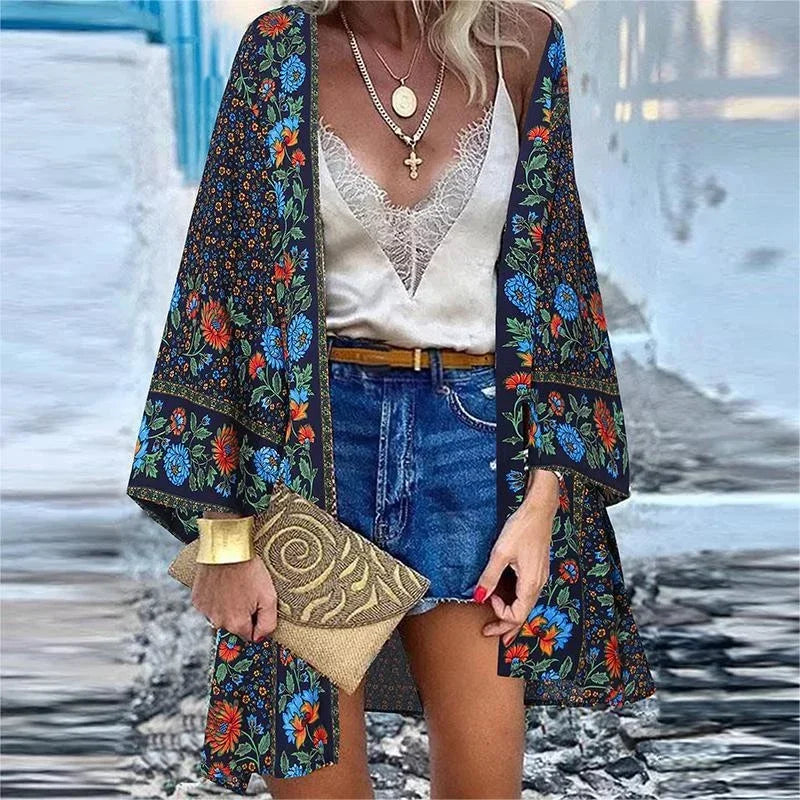 Beach Cover Up Bohemian Cotton Swimsuit Wrap