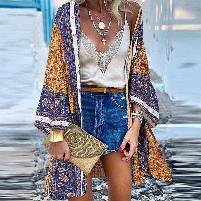 Beach Cover Up Bohemian Cotton Swimsuit Wrap