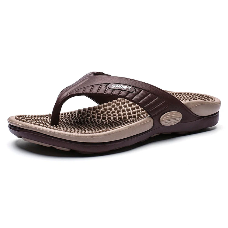 Beach Flip Flops Massage Thongs Luxury Slides Summer Sandals-Keep Melbourne Marvellous Official Store