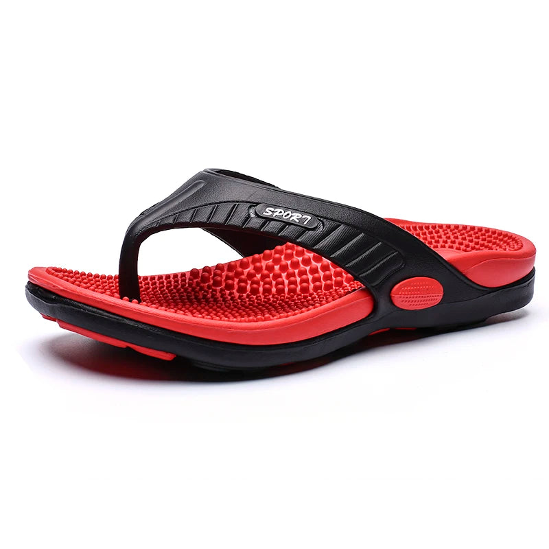 Beach Flip Flops Massage Thongs Luxury Slides Summer Sandals-Keep Melbourne Marvellous Official Store