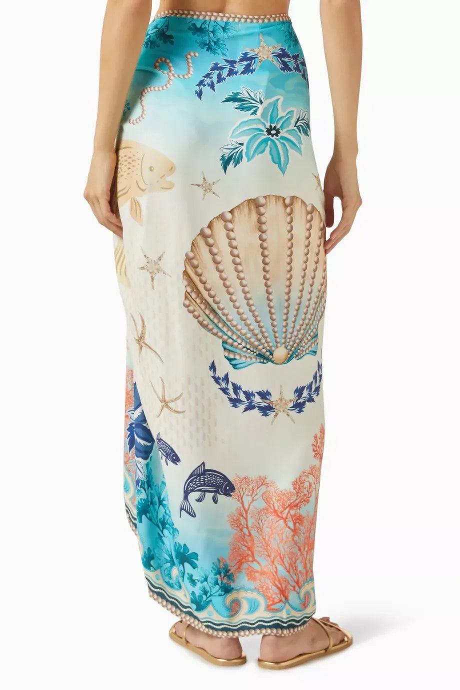 Beach Sarong Floral Printed Swim Wrap