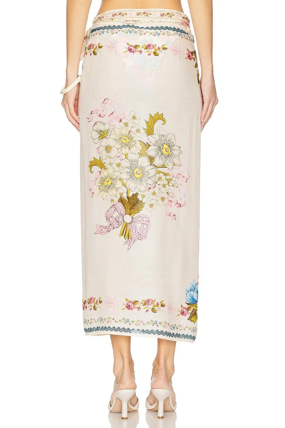 Beach Sarong Floral Printed Swim Wrap
