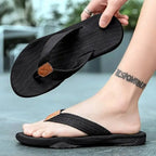 Beach Thongs Summer Flip Flops Non-Slip Cushy Contoured Soles Surfwear