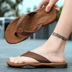 Beach Thongs Summer Flip Flops Non-Slip Cushy Contoured Soles Surfwear