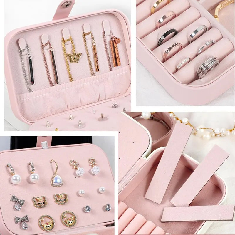 Beauty Case Portable Organiser Travel Jewellery Box