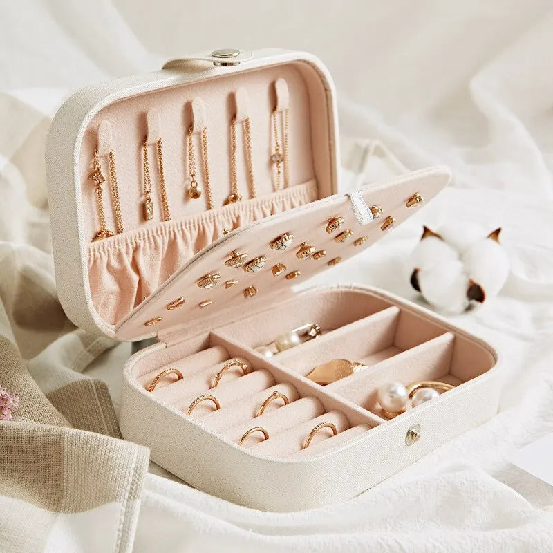 Beauty Case Portable Organiser Travel Jewellery Box