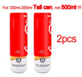 Beer drink koozie silicone sleeve cover hide cans stubbie holder 330ml tall can 2pack