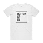 "Believe in Melbourne" Unisex Tee City Pride T-shirt