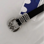 Belt Vintage Cross Carved Needle Buckle Punk Rock Style
