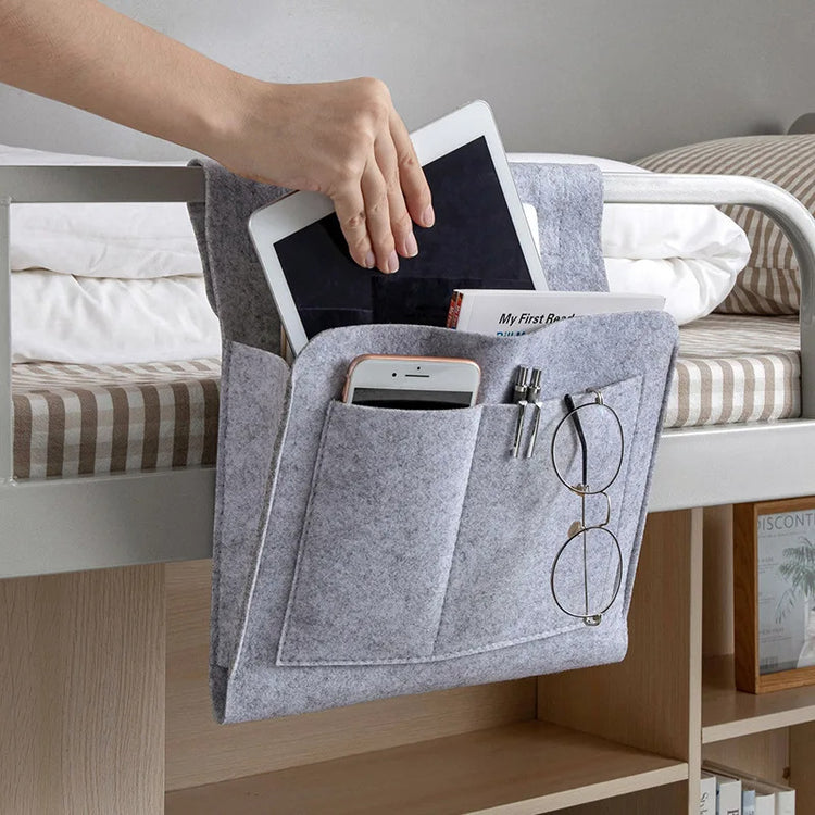 Hanging Pouch TV Remote Control Couch Caddy Storage Tidy Bedside Organiser