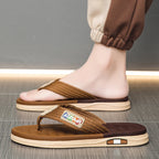 Canvas Thongs Non-Slip Men's Flip Flops