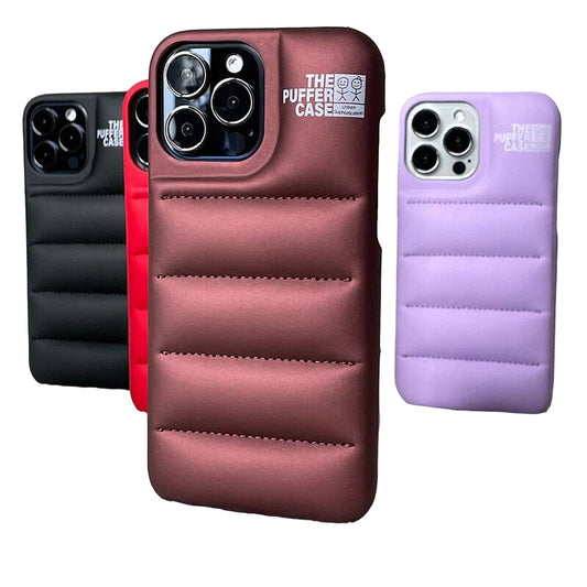iPhone Puffer Cover - Luxury Soft Mobile Case Mini Puffer Jacket Loved By Celebs