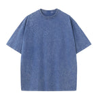 Vintage Acid Washed Heavyweight 230g Cotton Large Size T-shirt