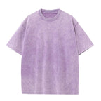 Vintage Acid Washed Heavyweight 230g Cotton Large Size T-shirt