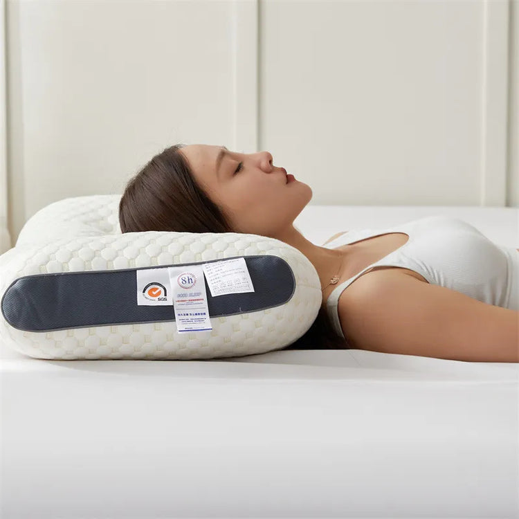 3D Neck Spa Pillow Ergonomic Pain Relief Sleeping Massage Support