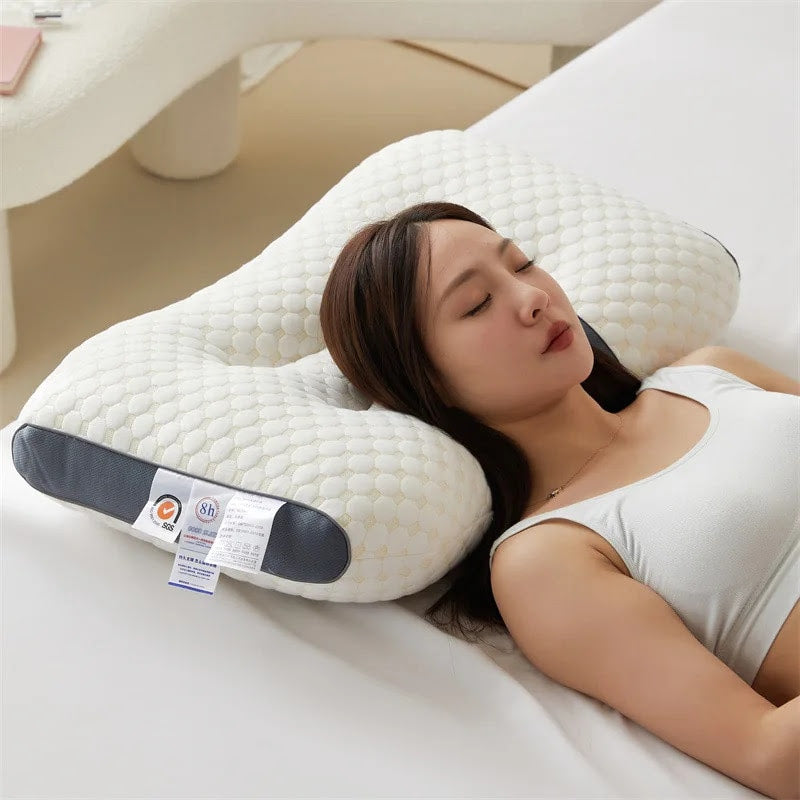 3D Neck Spa Pillow Ergonomic Pain Relief Sleeping Massage Support