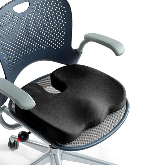 Back Support Seat Cushion Cooling Gel Memory Foam Chair Lumbar Back Pain Relief