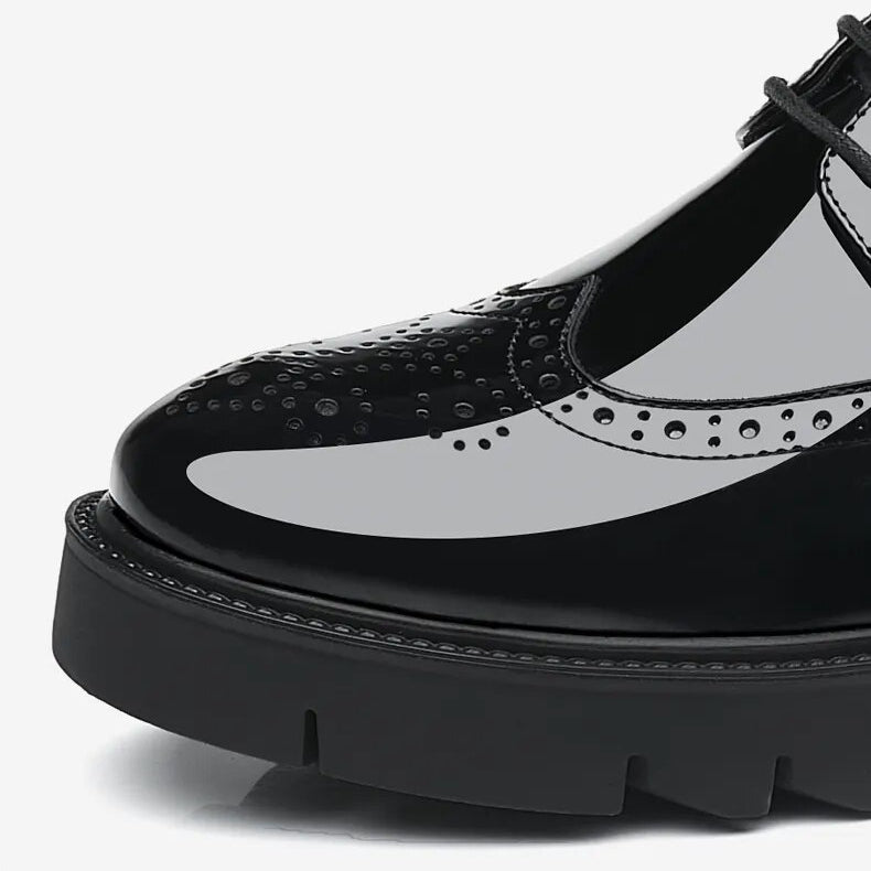 Elevator Platform Oxford Shoes Formal Dress Wedding Brogues Boost 4cm / 7cm / 9cm