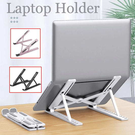 Laptop Stand Portable Ergonomic Computer Notebook Holder Adjustable Lightweight