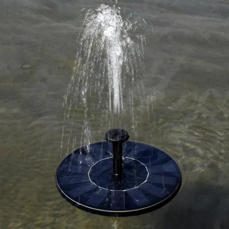 Solar Powered Floating Water Fountain 2.5W Bird Bath Garden Pond Decoration