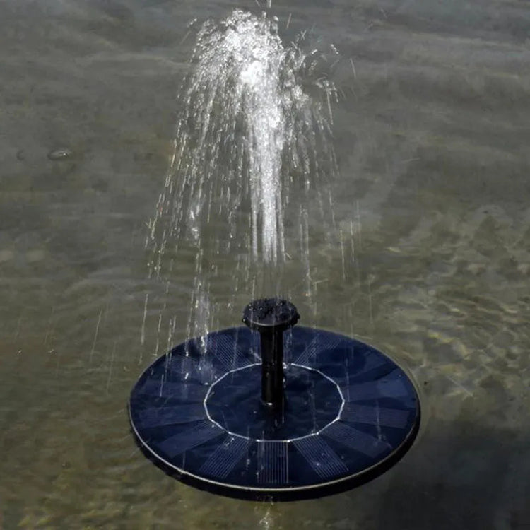 Solar Floating Water Fountain 2.5W With 6pcs Nozzles Outdoor Pond Feature Bird Bath Garden Decoration