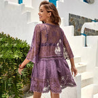 Swimwear Cover Up Bikini Resort Dress Summer Beach Tunic Sundress