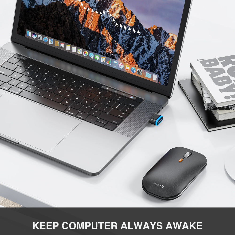 Automatic Mouse Jiggler Mover USB-Dongle Shaker Keep Laptop Computer PC Screen Awake