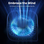 Desk Mini Cooling Fan Personal USB 3-Speed Adjustable Wind Flow