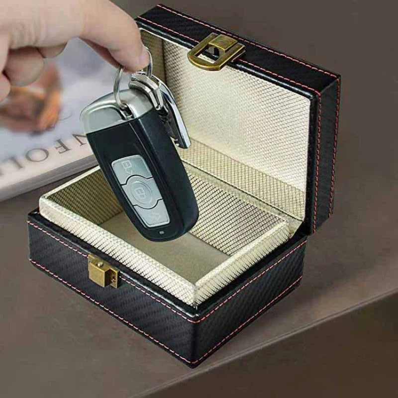 Faraday Car Keys Box | Stop Keyless Car Theft Relay Attack Signal Blocker