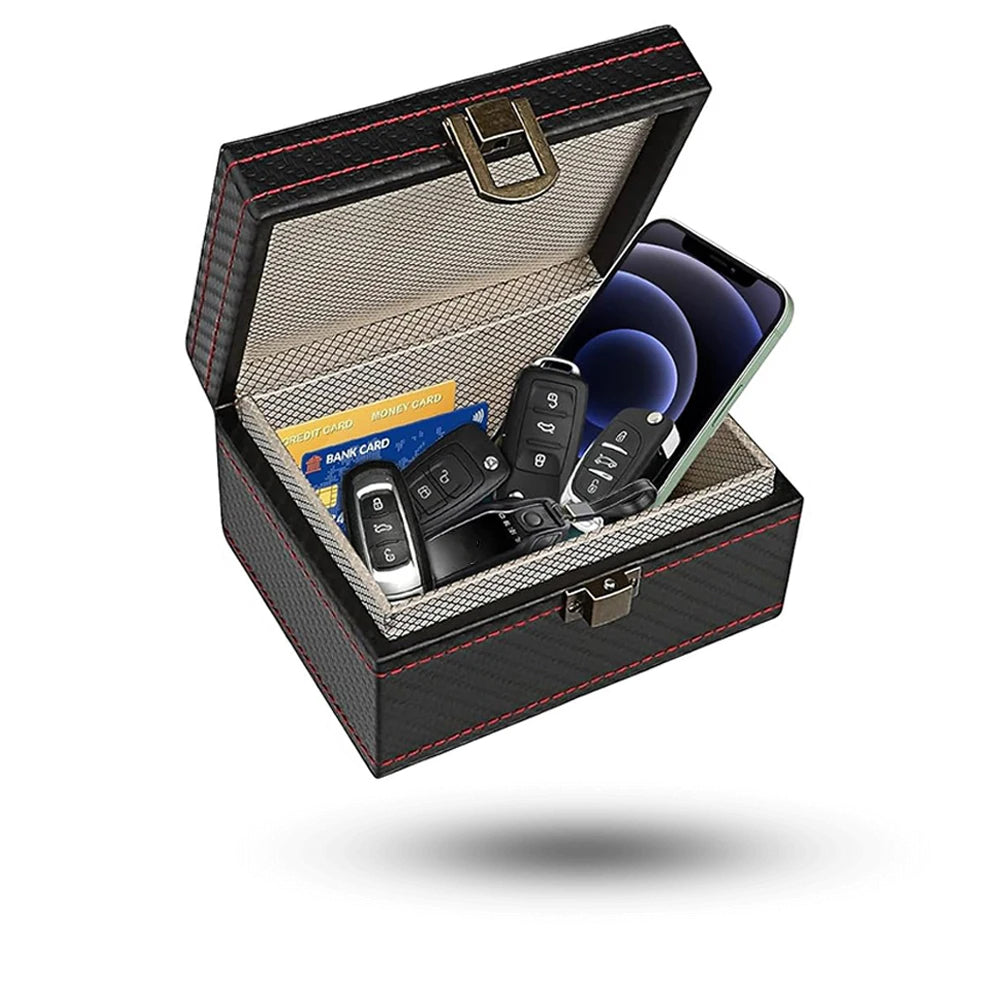 Faraday Car Keys Box | Stop Keyless Car Theft Relay Attack Signal Blocker