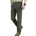 Cargo Pants With Half Elastic Waist