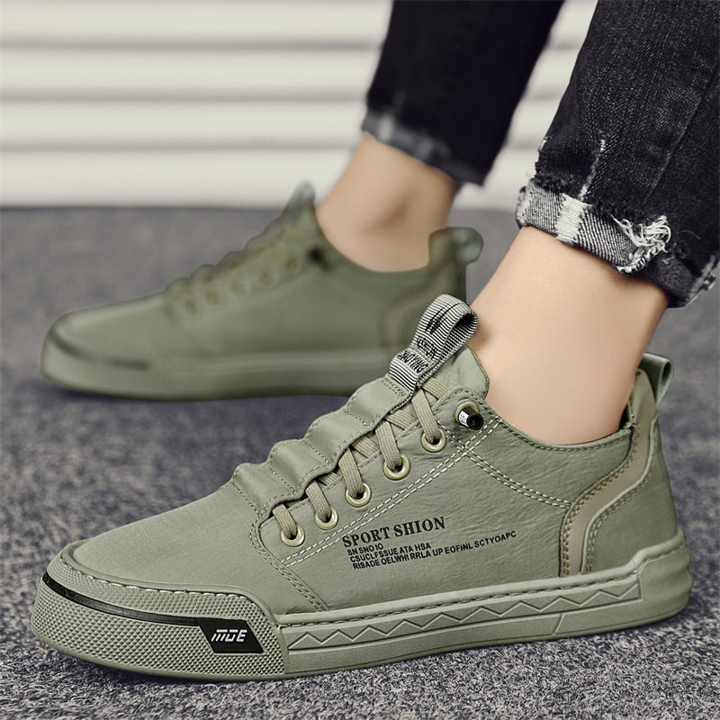 Comfort Slip On Ice Silk Canvas Sneakers With Elastic Laces