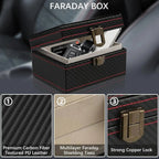 Faraday Car Keys Box | Stop Keyless Car Theft Relay Attack Signal Blocker