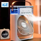 Cooling Fan 3-in-1 Air Conditioner Desktop Mist USB Water Summer HydroCooler