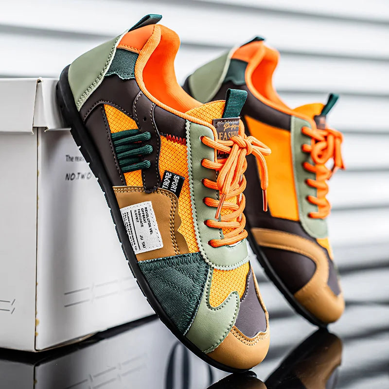 Lightweight Sports Street Casual Patchwork Sneakers