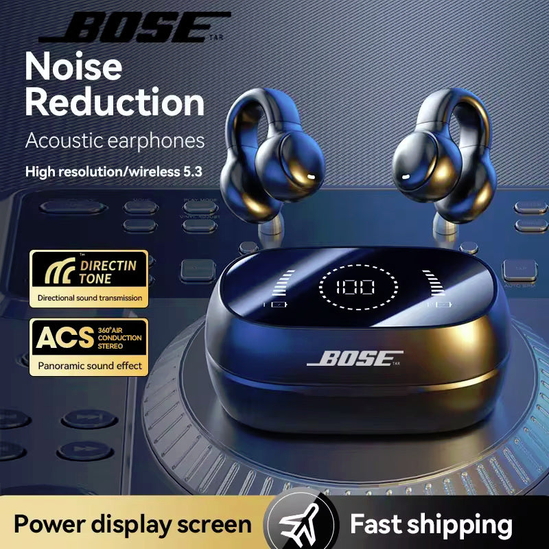 Earbuds Clip-On Bone Conduction Wireless Bluetooth Earclip Headset M47