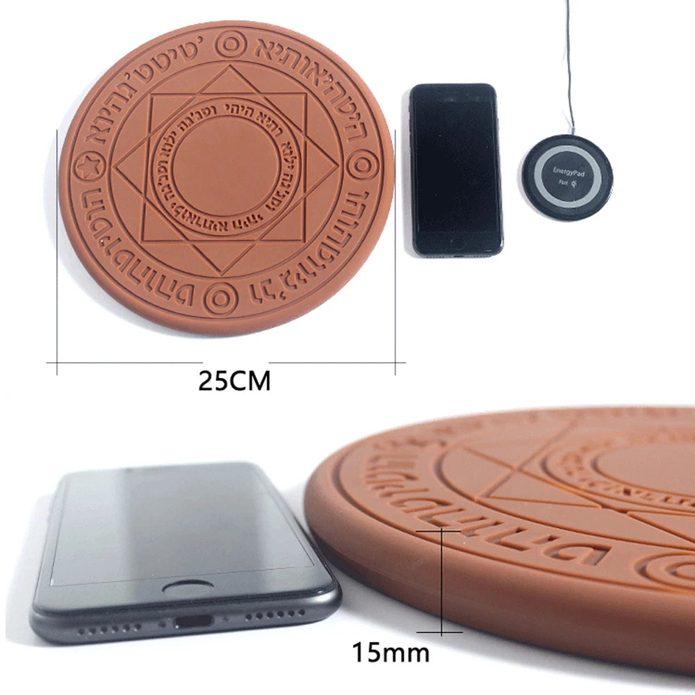 Magic Circle Qi Wireless Glowing Mobile Phone Fast Charger Charging Pad