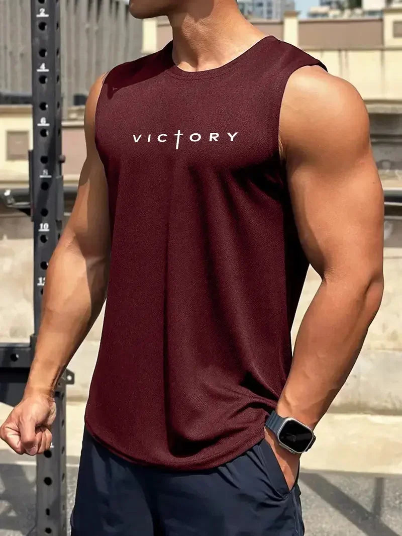 Men's Tank Top Victory Street Sleeveless Workout Shirt