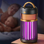 Portable Mosquito Zapper USB Rechargeable Mozzie Trap Indoors Outdoors