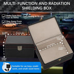 Faraday Car Keys Box | Stop Keyless Car Theft Relay Attack Signal Blocker